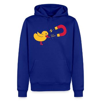 Logo chick magnet womanizer - Men's Premium Hoodie - royal blue - Front