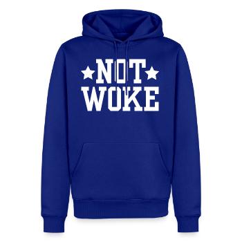 Not Woke Speech - Men's Premium Hoodie - royal blue - Front