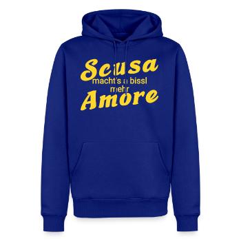 Bavarian Italian quote - Men's Premium Hoodie - royal blue - Front