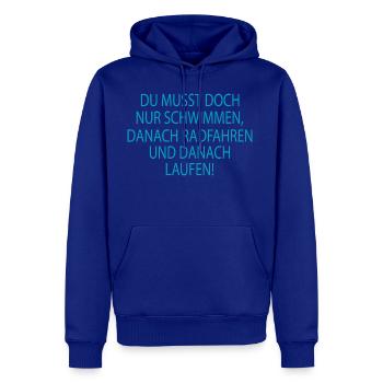 triathlon - Men's Premium Hoodie - royal blue - Front
