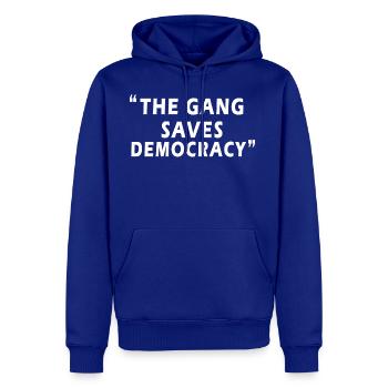 The Gang Saves Democracy - Men's Premium Hoodie - royal blue - Front