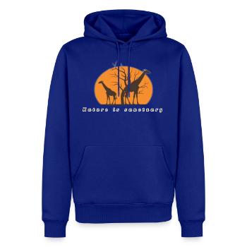 Nature is sanctuary - Men's Premium Hoodie - royal blue - Front