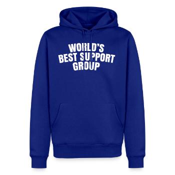 World s Best Support Group - Men's Premium Hoodie - royal blue - Front