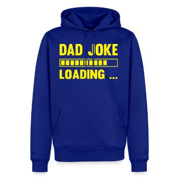 The DAD Joke is loading - Men's Premium Hoodie - royal blue - Front