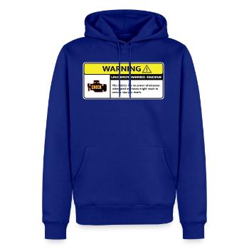 Underpowered Engine Warning - Men's Premium Hoodie - royal blue - Front