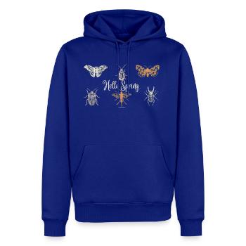 butterfly ,moth ,cottage core - Men's Premium Hoodie - royal blue - Front
