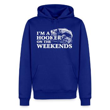 I m a Hooker on the Weekends - Men's Premium Hoodie - royal blue - Front