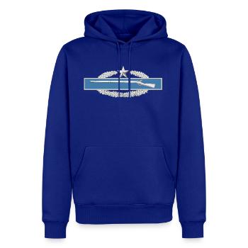 Combat Infantry Badge 2nd Award - Men's Premium Hoodie - royal blue - Front