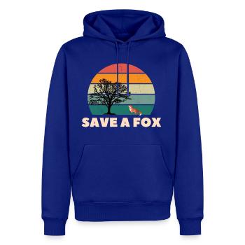 Save a fox, foxes, cute fox - Men's Premium Hoodie - royal blue - Front