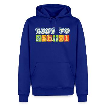 back to school - Men's Premium Hoodie - royal blue - Front