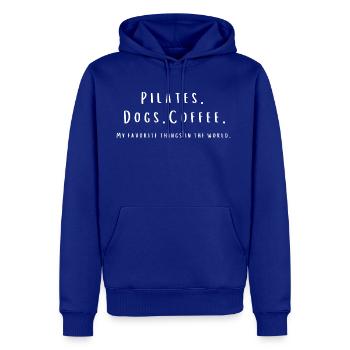 Pilates Coffee And Dogs - Men's Premium Hoodie - royal blue - Front