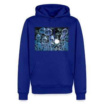 Twelve magic mushrooms at full moon - Men's Premium Hoodie - royal blue - Front