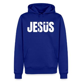 Jesus - Men's Premium Hoodie - royal blue - Front