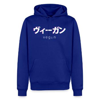 Vegan In Japanese Kanji - Men's Premium Hoodie - royal blue - Front