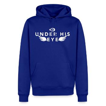 Under His Eye Face - Men's Premium Hoodie - royal blue - Front