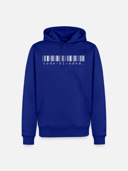 Code blooded - Men's Premium Hoodie - royal blue