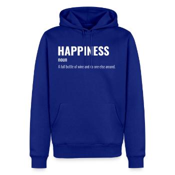 Witty Happiness Definition - Men's Premium Hoodie - royal blue - Front