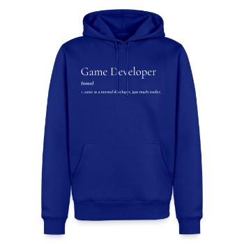 Game Developer much cooler as a normal developer - Men's Premium Hoodie - royal blue - Front