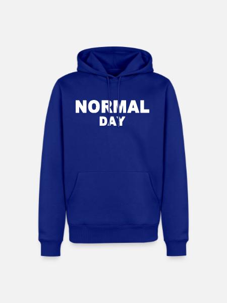 normal day - Men's Premium Hoodie - royal blue