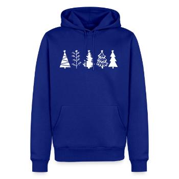 Christmas Trees Shirt - Pine Trees - Nature Lover - Men's Premium Hoodie - royal blue - Front