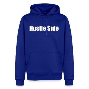 Hustle Side - Men's Premium Hoodie - royal blue - Front