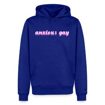 Anxious Gay - Men's Premium Hoodie - royal blue - Front