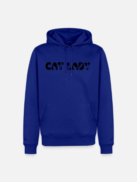 Cat Lovers Ladies - Men's Premium Hoodie - royal blue