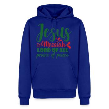 jesus messiah lord of all - Men's Premium Hoodie - royal blue - Front