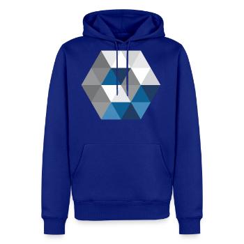 Abstract Diamond - Men's Premium Hoodie - royal blue - Front