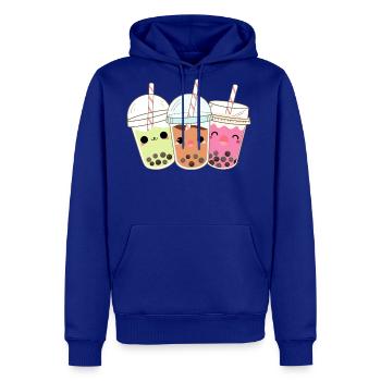 3 Bubble Tea Boba Bubble Tea Kawaii - Men's Premium Hoodie - royal blue - Front