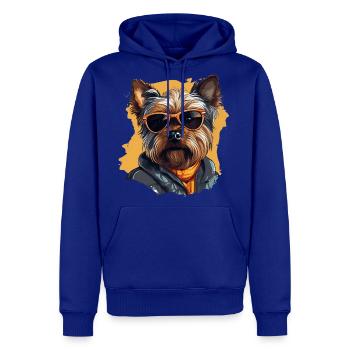 Urban Tinker: Streetwise Yorkshire Terrier Vibes - Men's Premium Hoodie - royal blue - Front