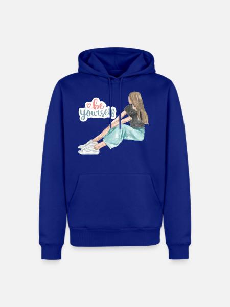 Be yourself - Men's Premium Hoodie - royal blue