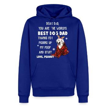 Dear Dad You Are The World s Best Dog Dad Thanks - Men's Premium Hoodie - royal blue - Front