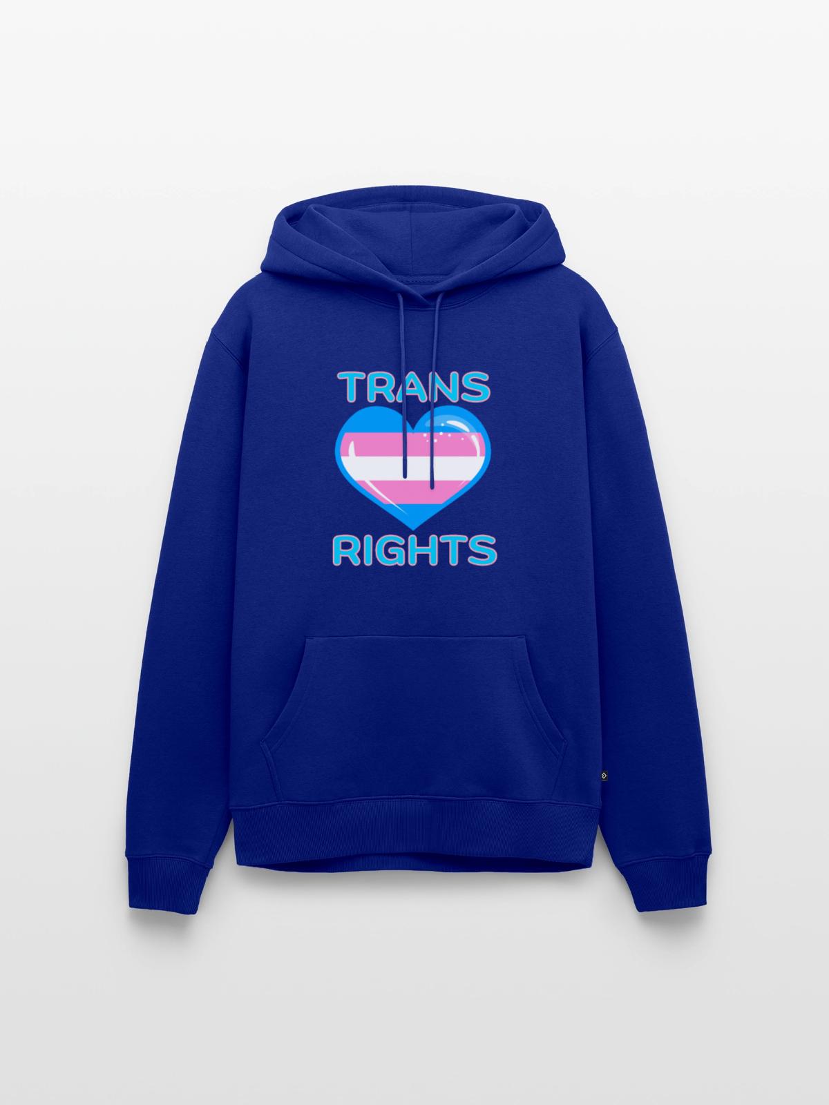 TRANS RIGHTS - Men's Premium Hoodie - royal blue - Front