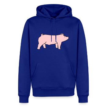 yorkshire hog sticker - Men's Premium Hoodie - royal blue - Front