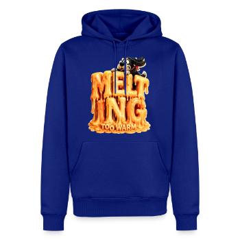 Melting Too Warm Funny Dog Humor - Men's Premium Hoodie - royal blue - Front