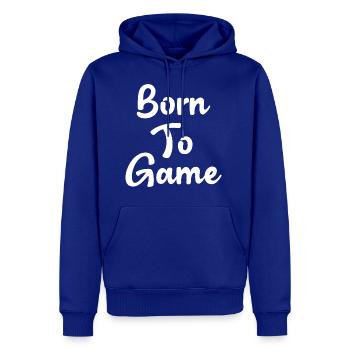 Born To Game, Gamer, Gaming, Geek, Games, Game, - Men's Premium Hoodie - royal blue - Front