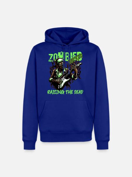 Zombied Rocker Raising The Dead - Men's Premium Hoodie - royal blue