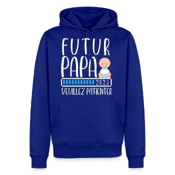 Papa 2023 Papa En Cours - Men's Premium Hoodie - royal blue - Front