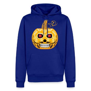 Mexican Halloween Macho Pumpkin - Men's Premium Hoodie - royal blue - Front