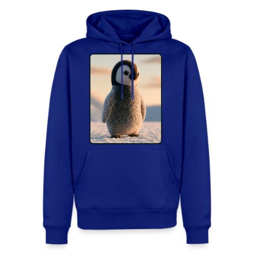 Cute Penguin Chick Sunrise Design - Men's Premium Hoodie
