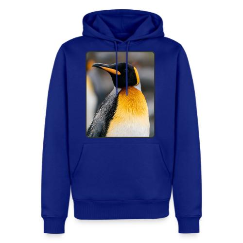 King Penguin Portrait Design - Men's Premium Hoodie