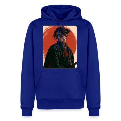 Samurai Beneath the Red Sun - Men's Premium Hoodie