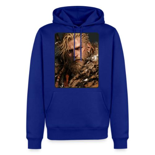 Battle-Scarred Viking Warrior - Men's Premium Hoodie