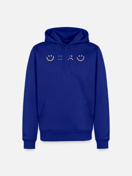Mood Faces - Men's Premium Hoodie - royal blue