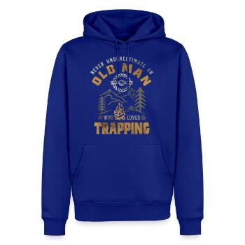 Trapping Trap Hunting Trapper - Men's Premium Hoodie - royal blue - Front