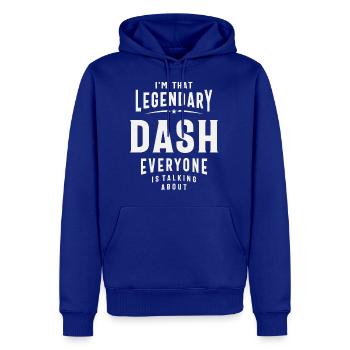 The Legendary Dash Custom Name Dash - Men's Premium Hoodie - royal blue - Front
