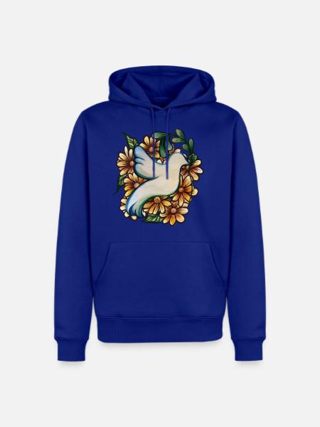 Peace - Men's Premium Hoodie - royal blue