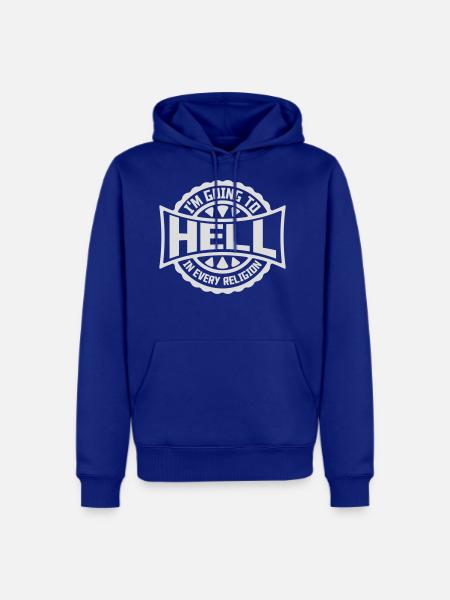 im going to hell - Men's Premium Hoodie - royal blue