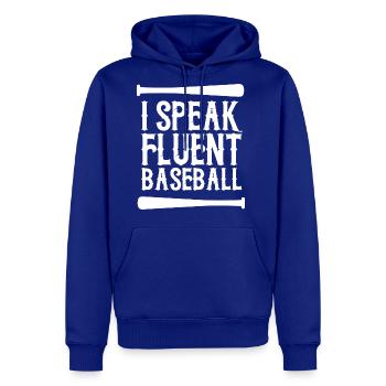 I Speak Fluent Baseball - Men's Premium Hoodie - royal blue - Front